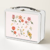 Blume Metall Brotdose (Vorderseite)