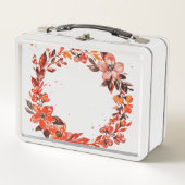 Blume Metall Brotdose (Vorderseite)
