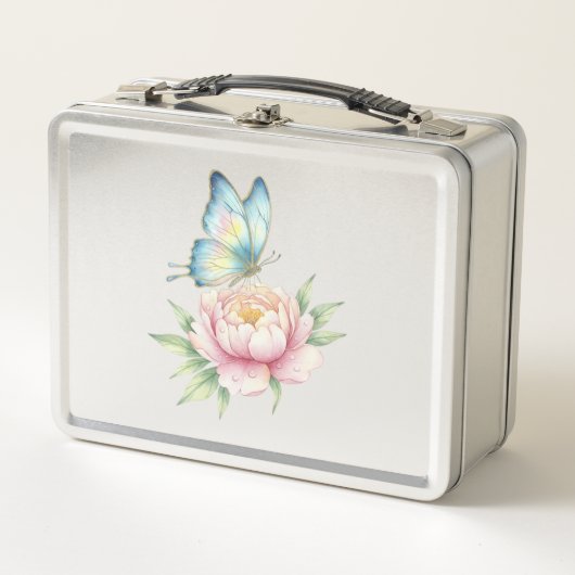 Blume Metall Brotdose (Vorderseite)