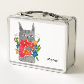 Blume Metall Brotdose (Rückseite)