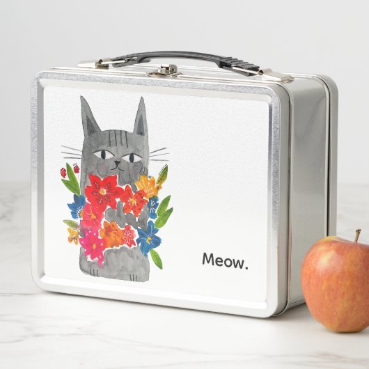 Blume Metall Brotdose (Beispiel)