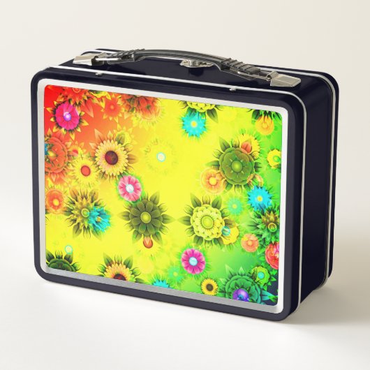 Blume Metall Brotdose (Rückseite)