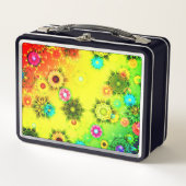 Blume Metall Brotdose (Vorderseite)