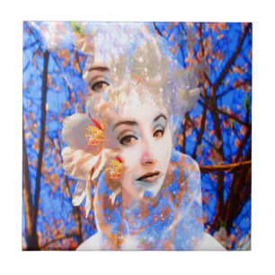 Blume Metamorphose Fliese