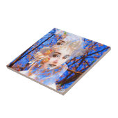 Blume Metamorphose Fliese (Seite)