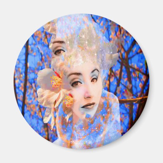 Blume Metamorphose Magnet (Vorne)