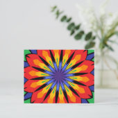 BLUME MICH, BABY POSTKARTE (Stehend Vorderseite)