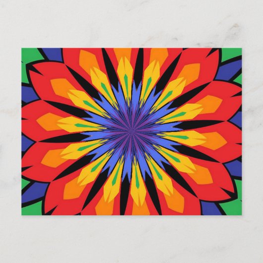 BLUME MICH, BABY POSTKARTE (Vorderseite)