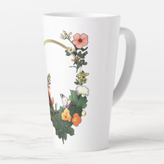 Blume Milchtasse (Rechte Ecke)