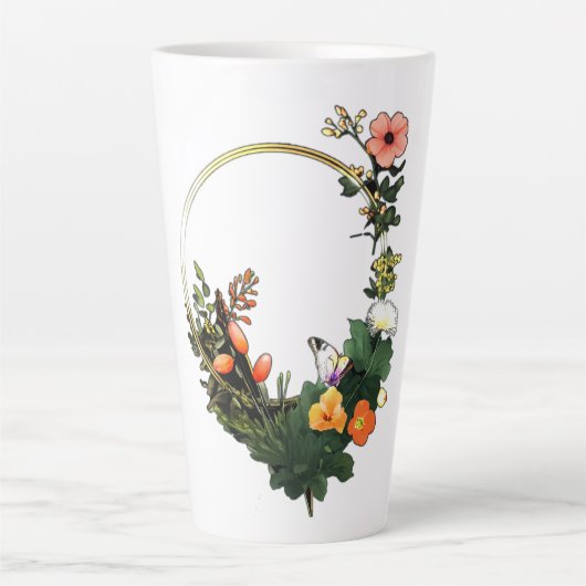 Blume Milchtasse (Vorderseite)