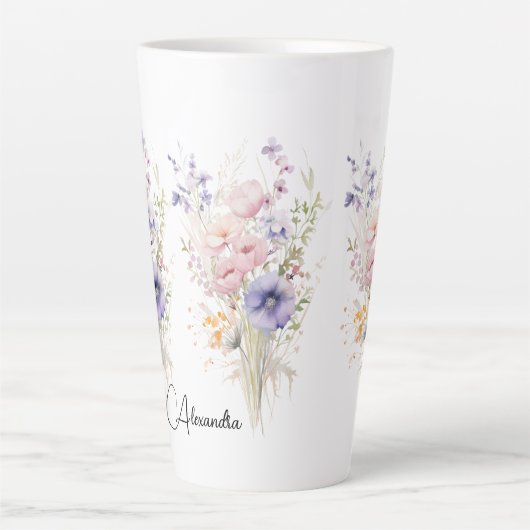 Blume Milchtasse (Vorderseite)