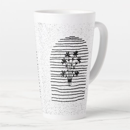 Blume Milchtasse (Rechte Ecke)