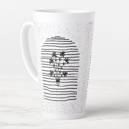 Blume Milchtasse (Linke Ecke)