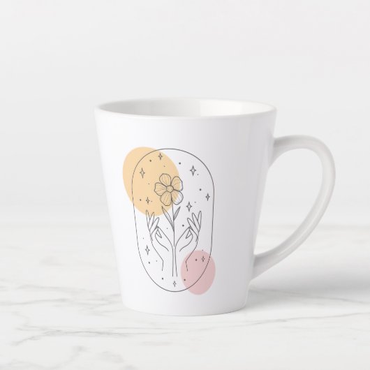 Blume Milchtasse (Rechts)