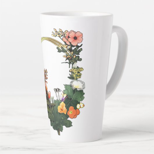 Blume Milchtasse (Rechte Ecke)