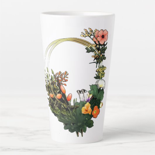 Blume Milchtasse (Vorderseite)