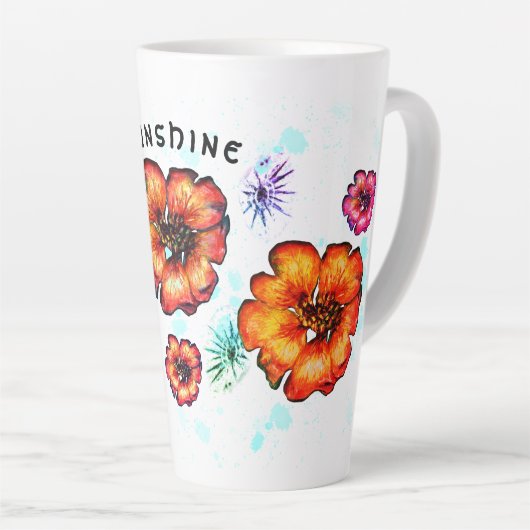 Blume Milchtasse (Rechte Ecke)