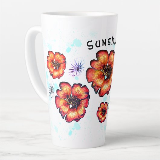 Blume Milchtasse (Linke Ecke)