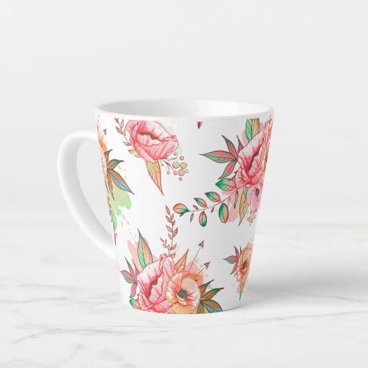 Blume Milchtasse (Linke Ecke)