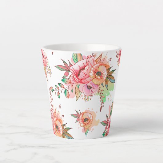 Blume Milchtasse (Vorderseite)