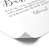 Blume Mimosa Bar Poster (Ecke)