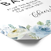 Blume Mimosa Bar Poster (Ecke)