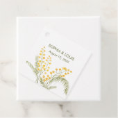 Blume Mimosa Geschenkanhänger (Beispiel)