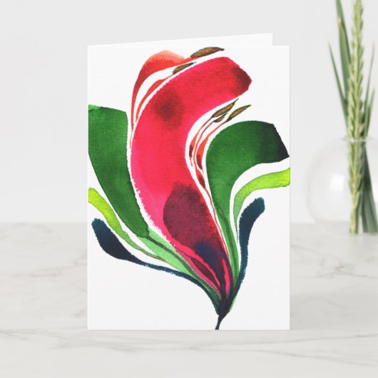 Blume Mini 001 Notecard Karte (Vorderseite)