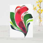 Blume Mini 001 Notecard Karte (Gelbe Blume)