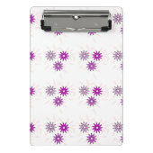 Blume Mini Klemmbrett (Vorderseite)