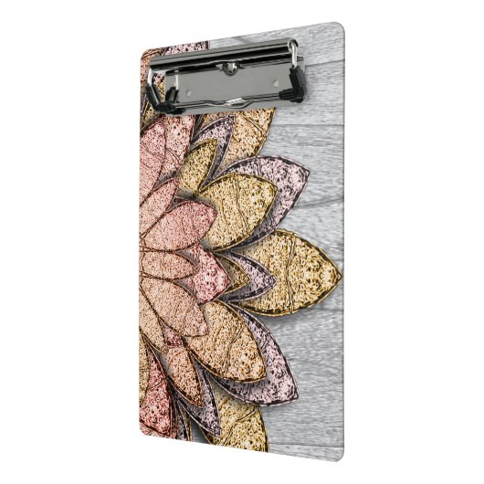 Blume Mini Klemmbrett (Gewinkelt2)