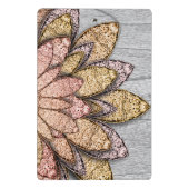 Blume Mini Klemmbrett (Rückseite)