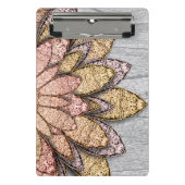 Blume Mini Klemmbrett (Vorderseite)