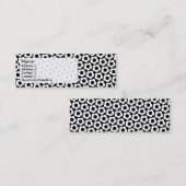 Blume Mini Visitenkarte (Vorne/Hinten)