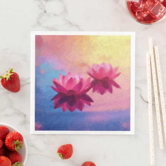 Blume Mirror Serviette (Beispiel)