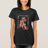 Blume mit 3D-Augen-Charakter T-Shirt (Vorderseite)