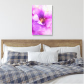 Blume mit Alkoholfarbe lila Dekoration Leinwanddruck (Insitu (Schlafzimmer))