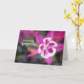 Blume mit Beileid Karte (Gelbe Blume)