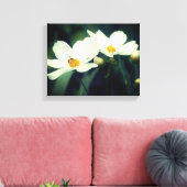 Blume mit Bienen Leinwanddruck (Insitu (Wohnzimmer))