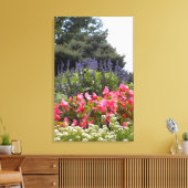 Blume mit Bird of Prey Wrapped canvas Leinwanddruck (Insitu (Wohnzimmer))