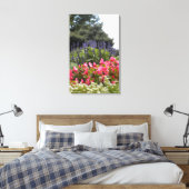 Blume mit Bird of Prey Wrapped canvas Leinwanddruck (Insitu (Schlafzimmer))