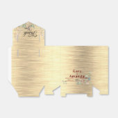 Blume mit Blätter Geschenkschachtel (Ungefaltet)