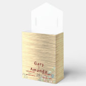 Blume mit Blätter Geschenkschachtel (Geöffnet)