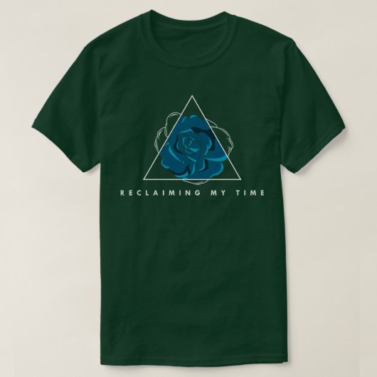 Blume mit blauen Blüten 3 T-Shirt (Design vorne)