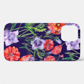Blume mit blauen Bouquets, Blume mit rosa Glocken  Case-Mate iPhone Hülle (Rückseite (Horizontal))