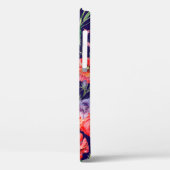 Blume mit blauen Bouquets, Blume mit rosa Glocken  Case-Mate iPhone Hülle (Rückseite / Links)