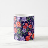 Blume mit blauen Bouquets, Blume mit rosa Glocken Kaffeetasse (Mittel)