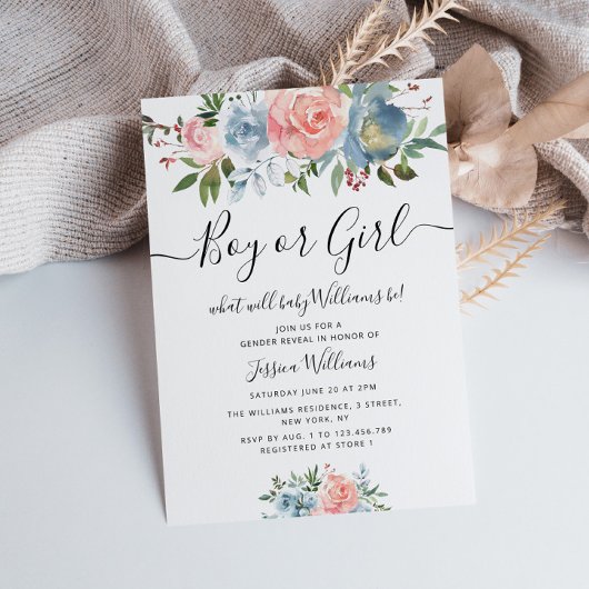 Blume mit blauen und blauen Augen Einladung