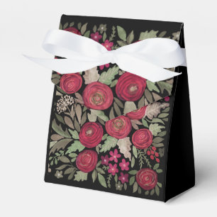 Blume mit blühender Farbe Geschenkschachtel