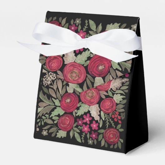 Blume mit blühender Farbe Geschenkschachtel (Vorderseite)